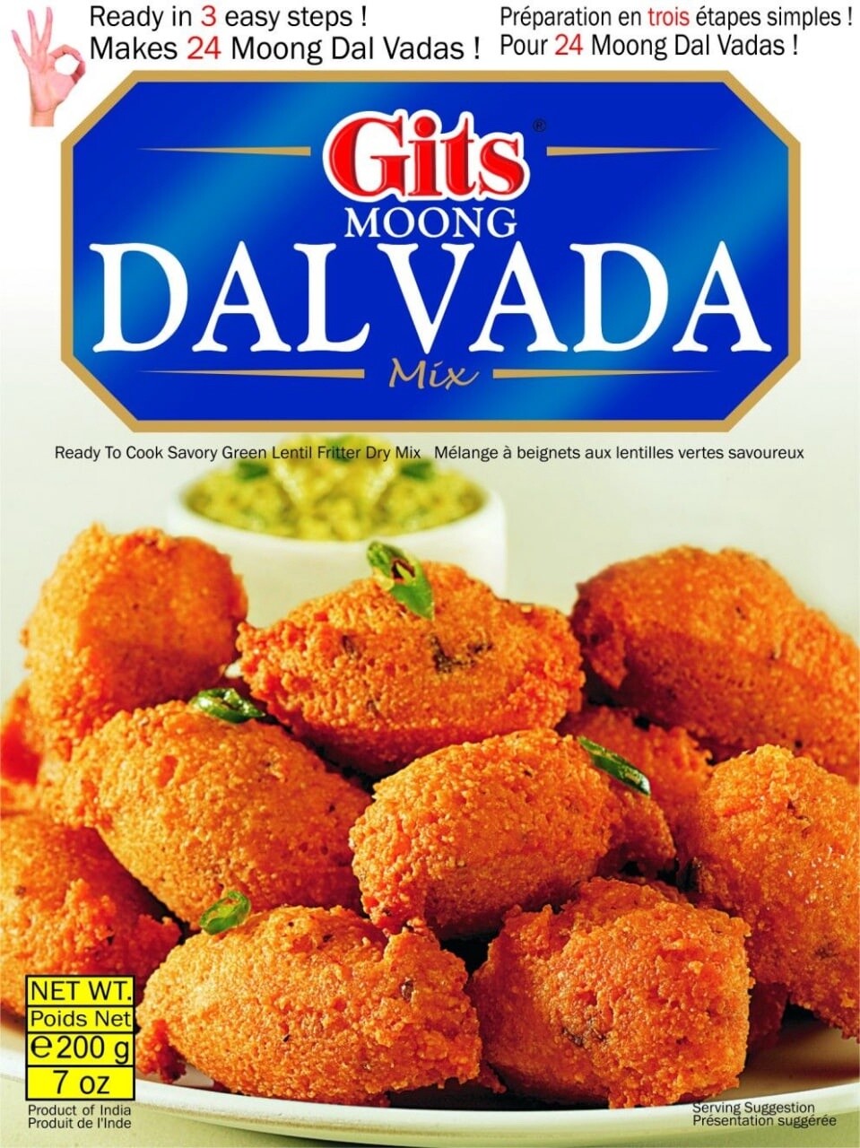 GITS MOONG DAL VADAl MIX 200g