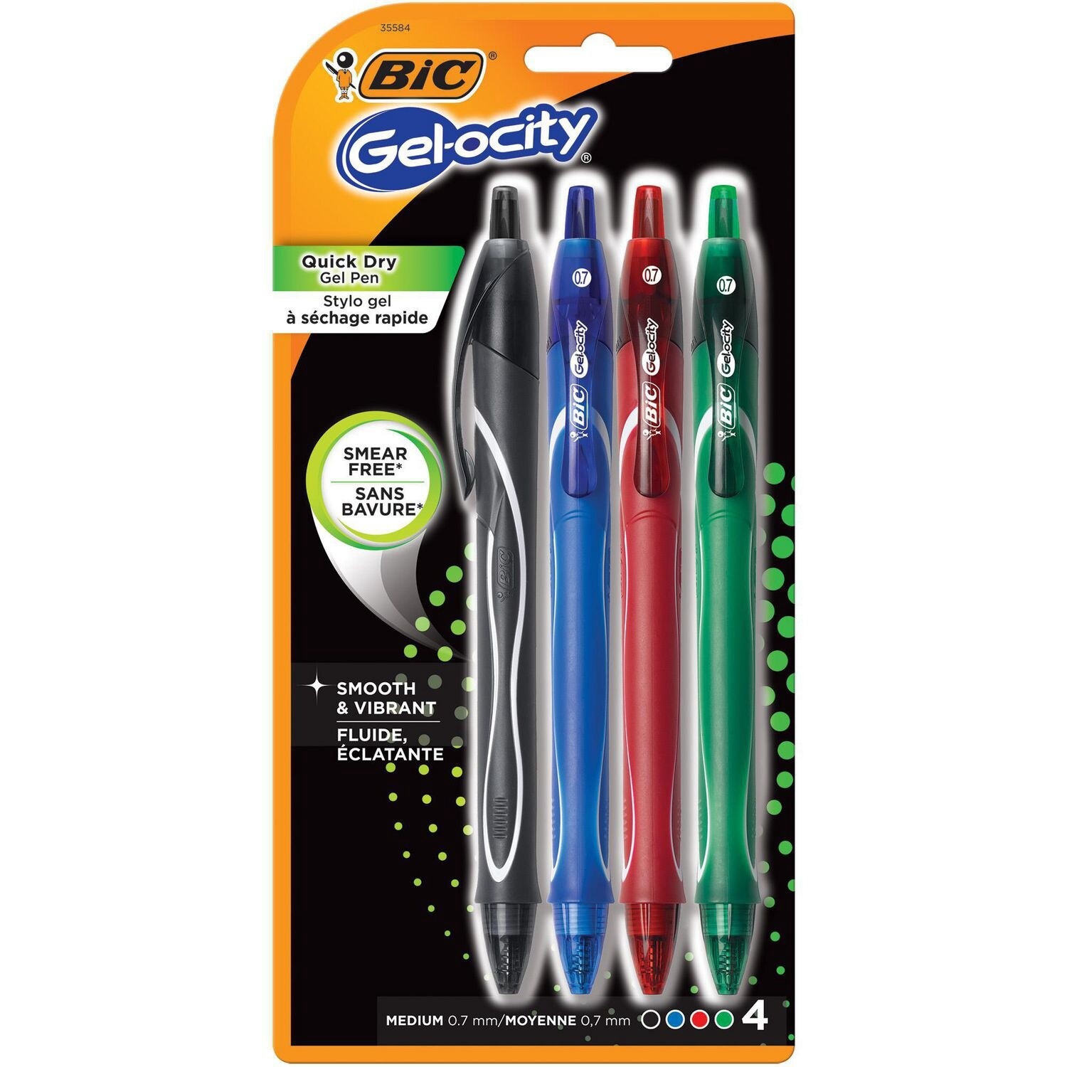 BIC GELOCITY ULTRA MEDIUM COLOR GEL
