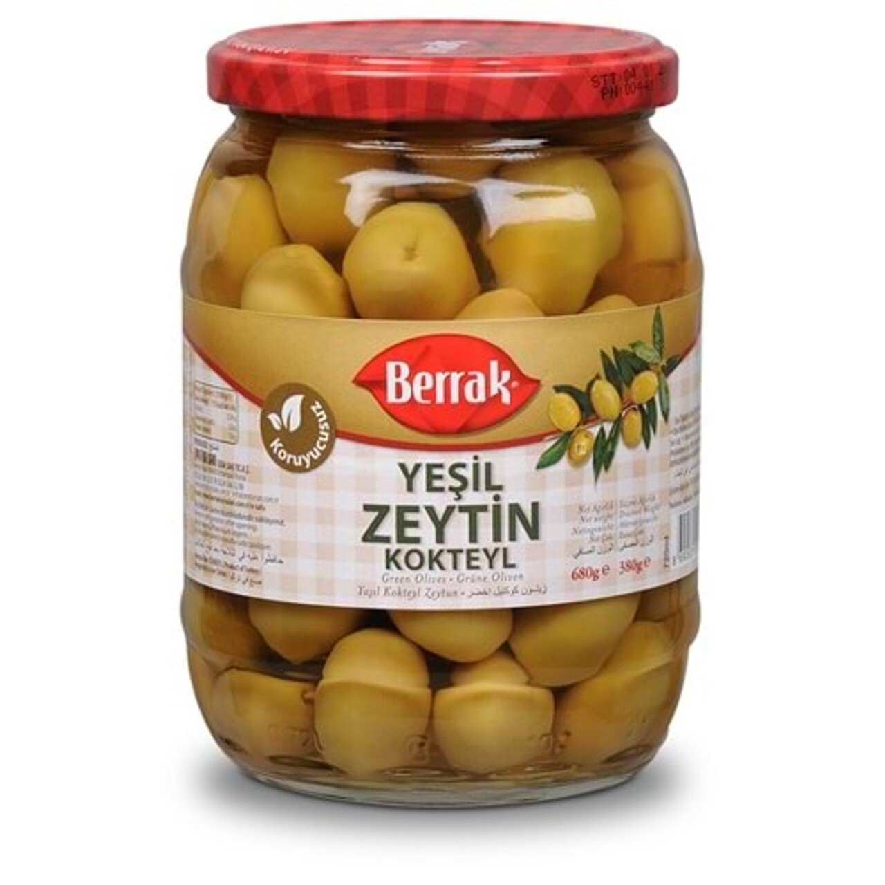 BERRAK GREEN OLIVE 680g