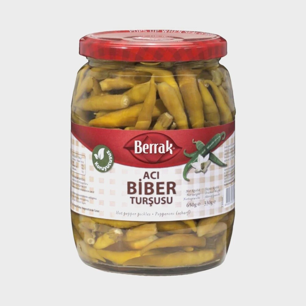 BERRAK HOT PEPPER 650g