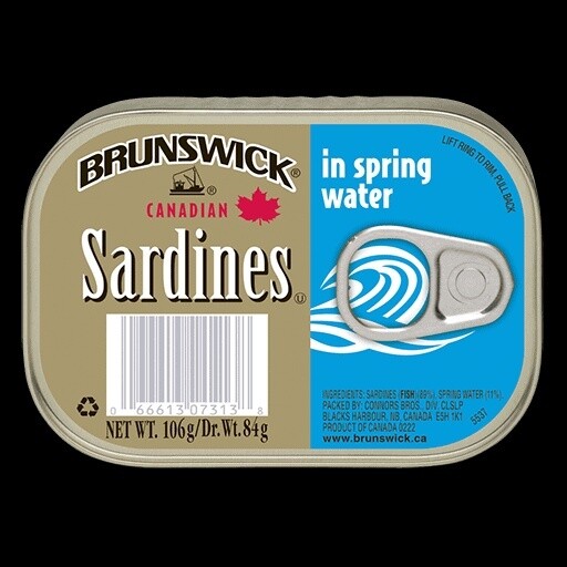 Brunswick Sardines Spring Water 106g