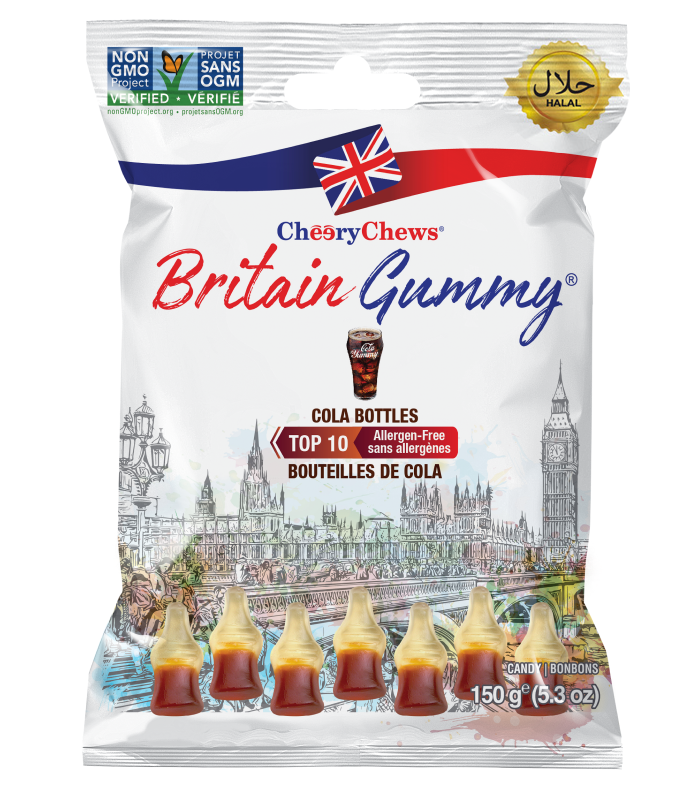 Britain Gummy  Cola Bottles  150g