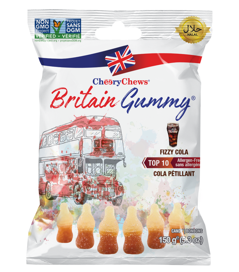 Britain Gummy  Fizzy Cola 150g