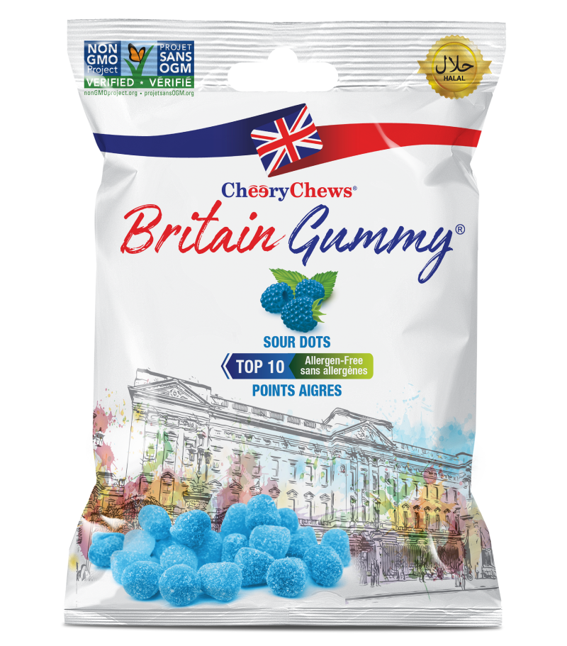 Britain Gummy Sour Dots 150g