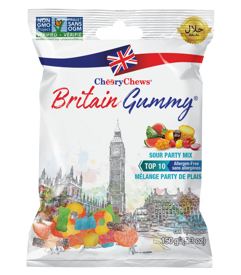 Britain Gummy  Sour Party Mix 150g