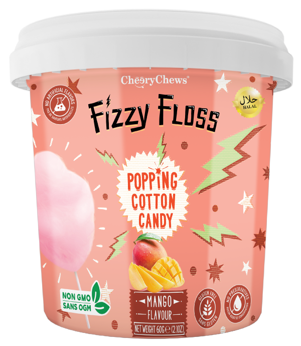 Fizzy Floss Mango 60g