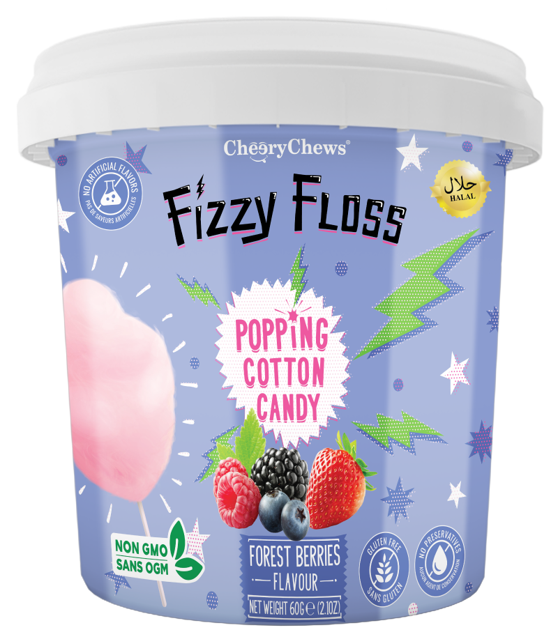 Fizzy Floss Forest Berries 60g