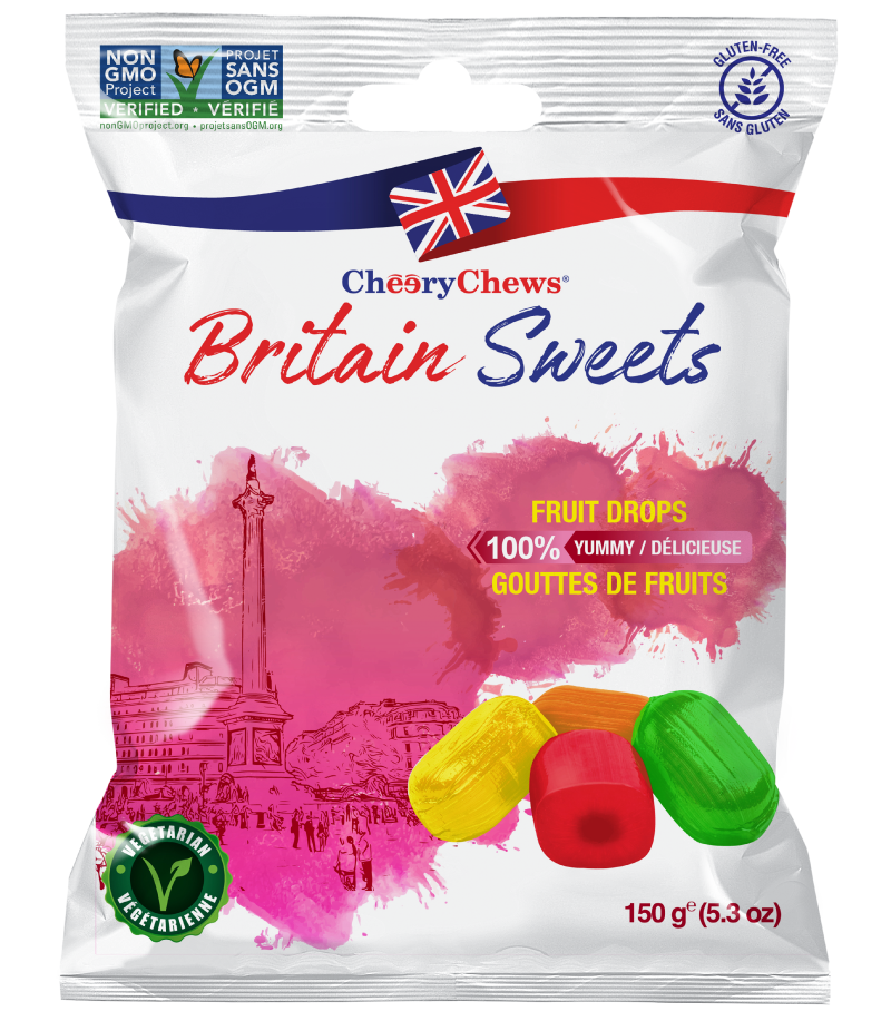 Britain Sweets Fruit Drops 150g