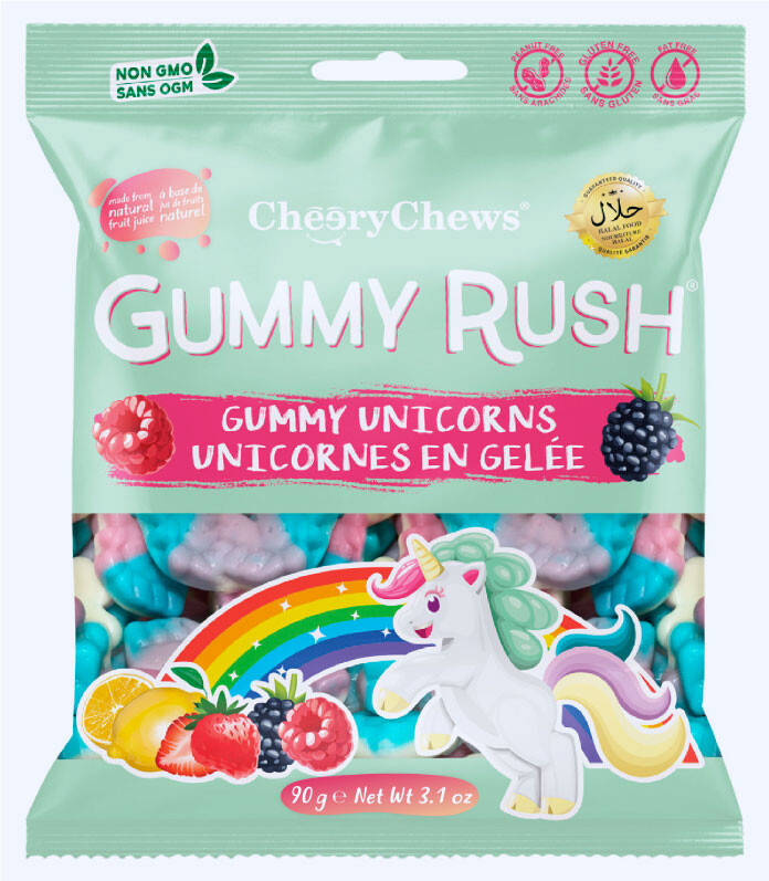 Gummy Rush  Gummy unicorns  90g