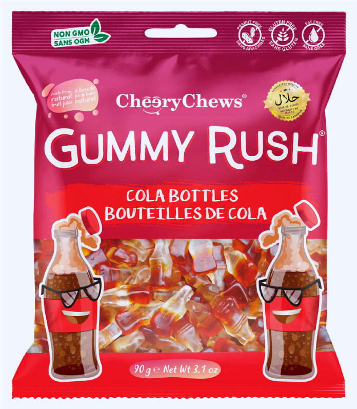 Gummy Rush Cola Bottles 90g
