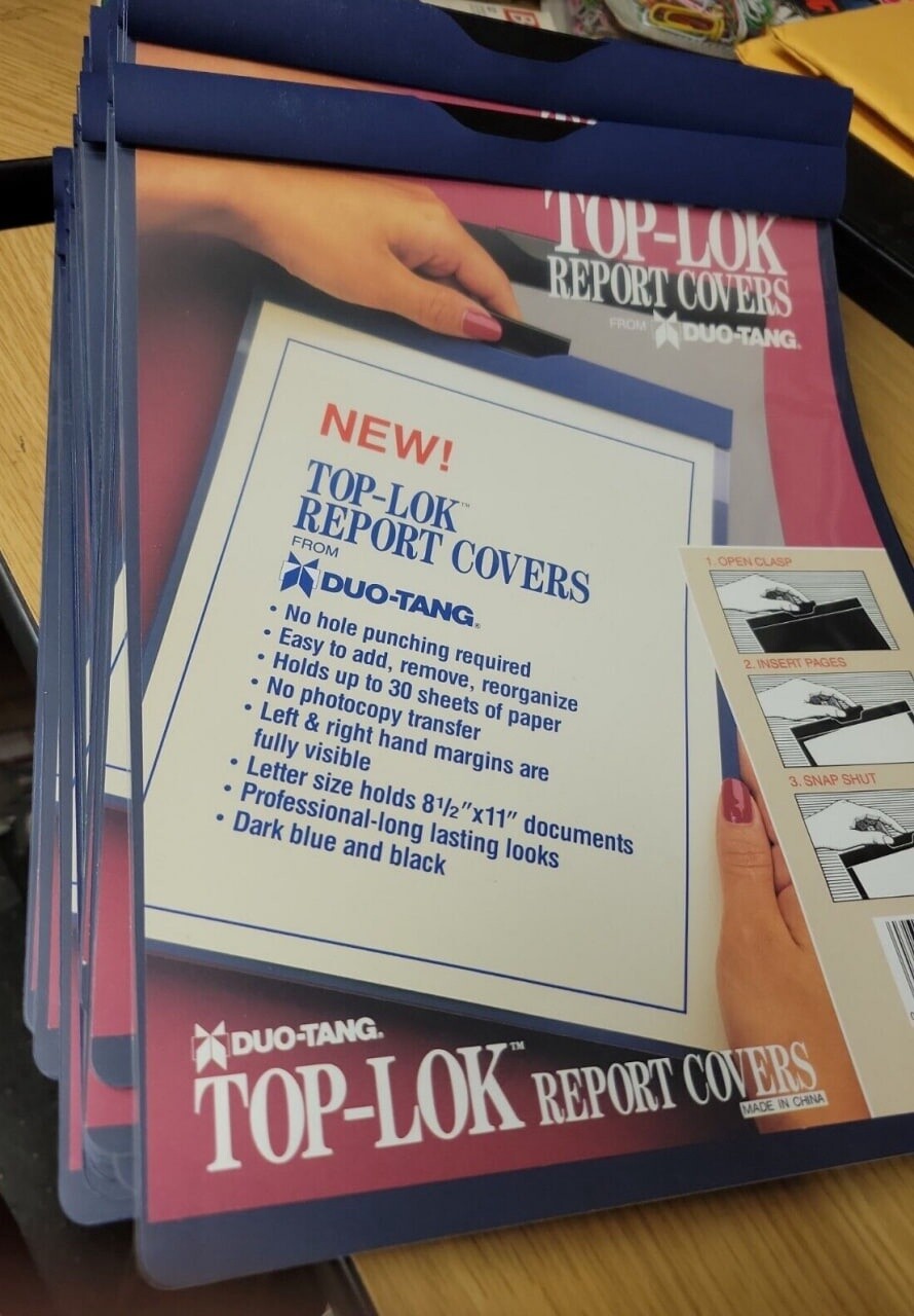 Top-Lok Report Covers