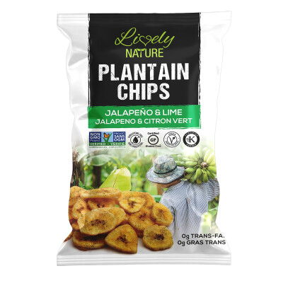 Jalapeno &amp; Lime Plantain banana Chips 85g