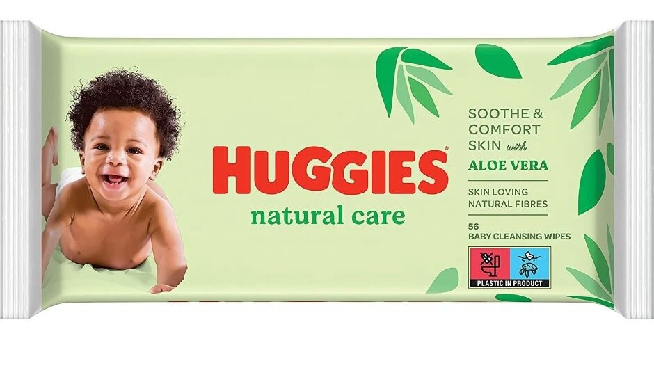 HUGGIES Natural Care Aloe Vera BABY CLEANSING WIPES 56CT