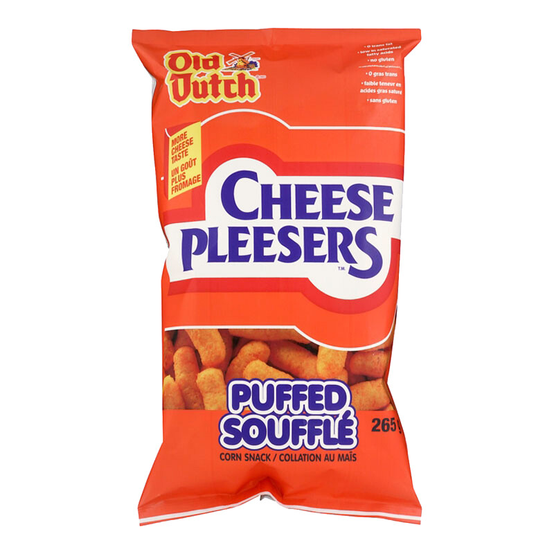 Old Dutch Cheese Pleesers Puffed 265g