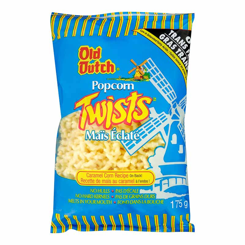 Old Dutch Popcorn Twists Caramel 175g