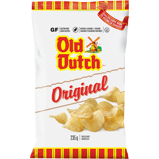 Old Dutch Potato Chips Original 235g