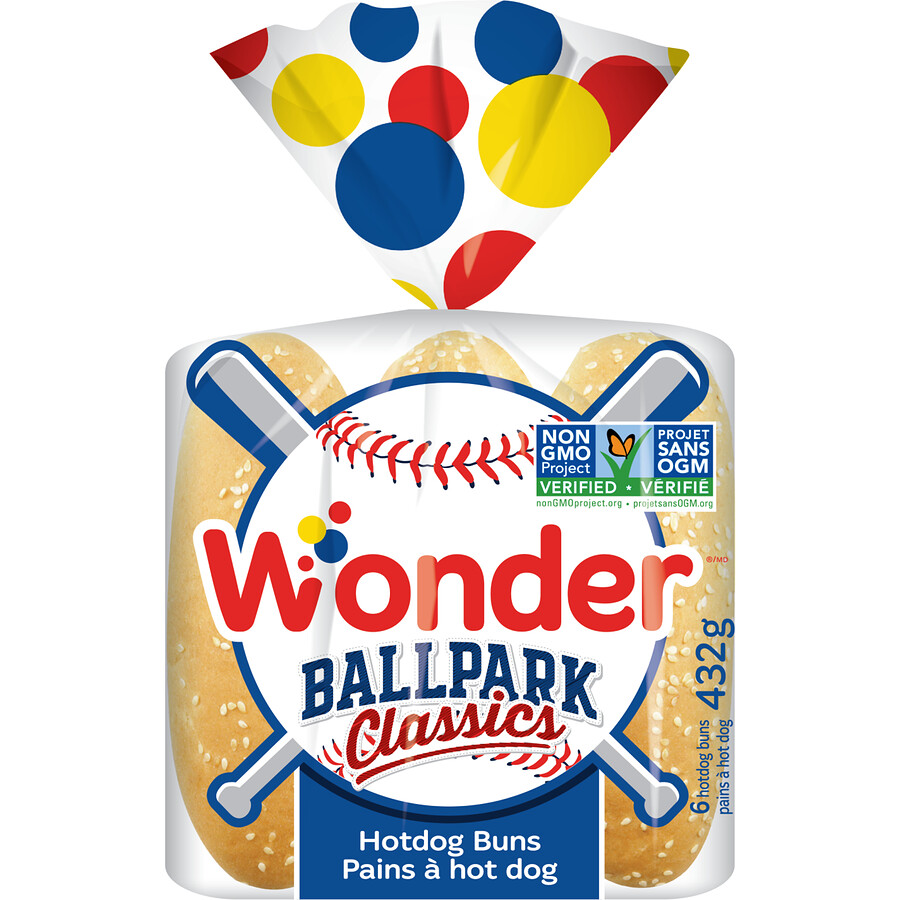 Wonder BALLPARK 6 Hotdog Buns 432g