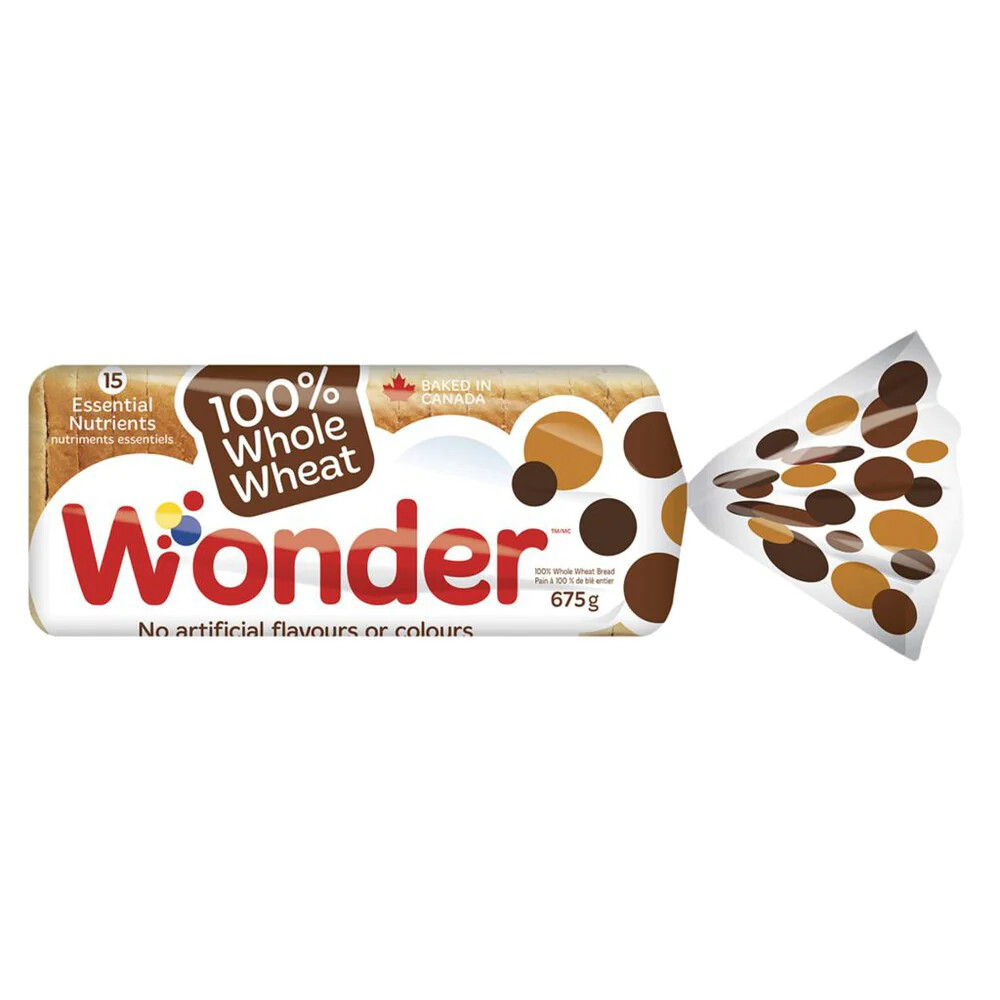 Wonder Whole Wheat Bread 675g