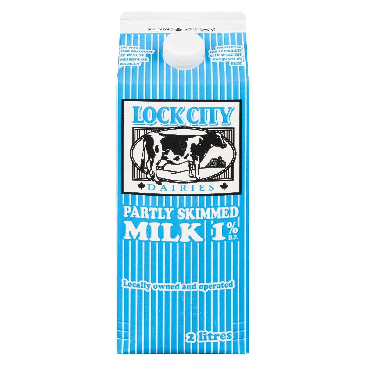 Lock City Milk 1% 2L