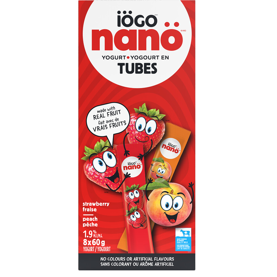 IOGO Zip Strawberry/Peach 8x60g