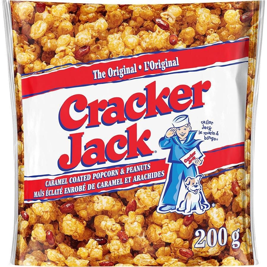 Cracker Jack Caramel Coated Popcorn &amp; Peanuts 200g