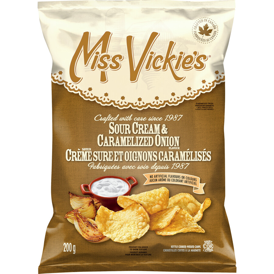 Miss Vickie&#39;s Sour Cream &amp; C On Potato Chips 200g
