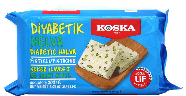 KOSKA Diabetic HALVA PISTACHIO 200g