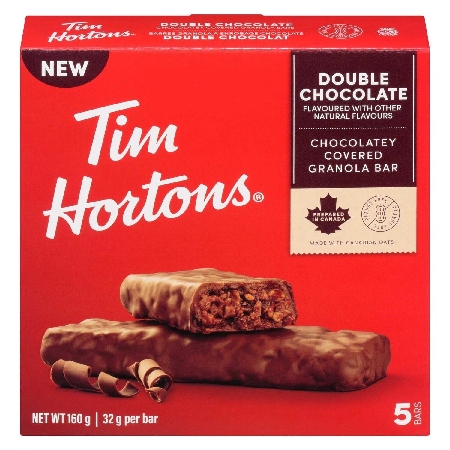 Tim Hortons Double Chocolate 5Bars