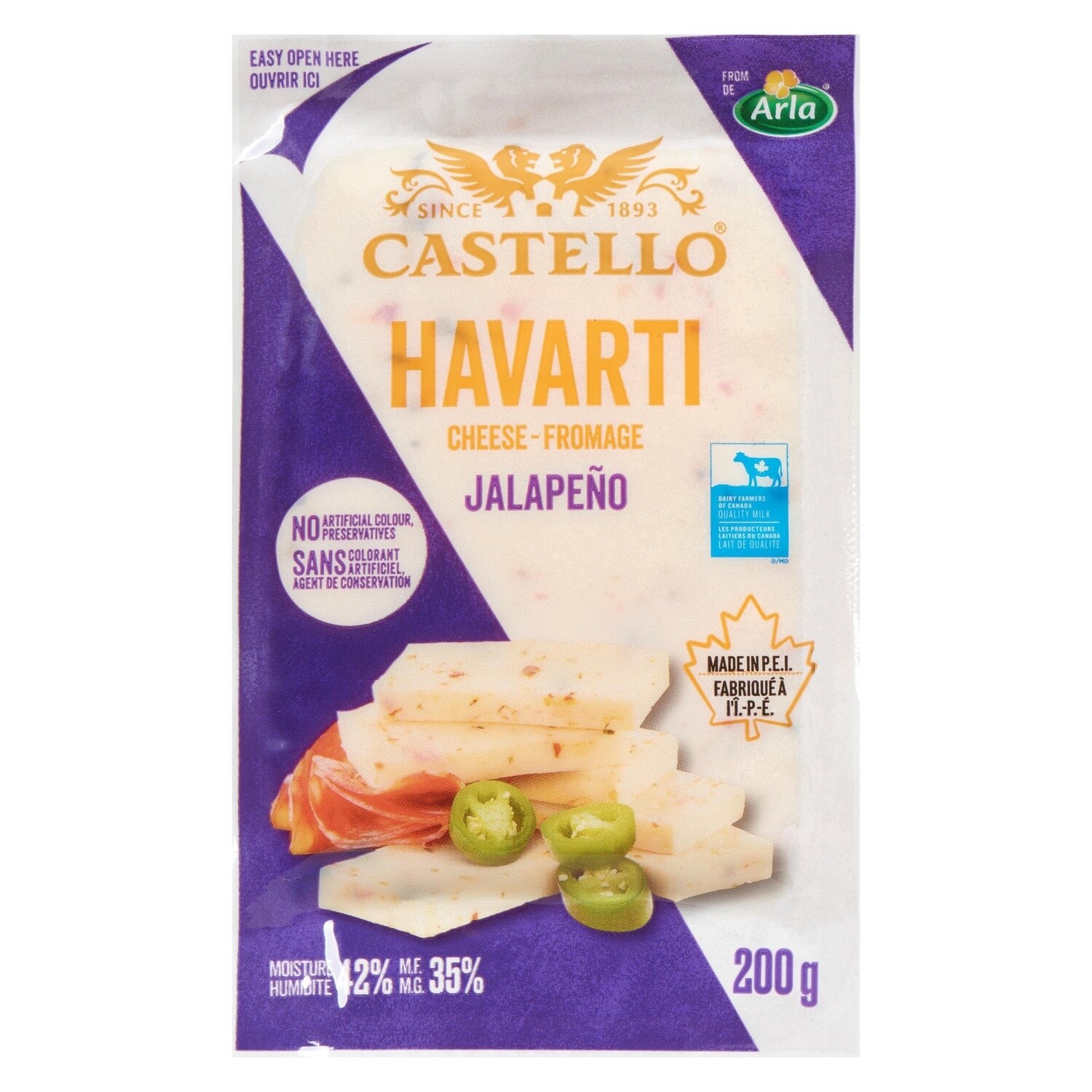 Castello Havarti Jalapeno Cheese 200g