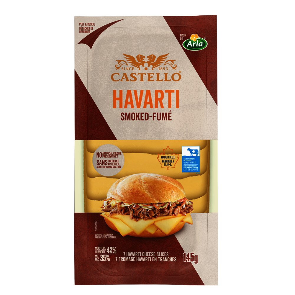 Castello Havarti 7 Smoked cheese slices 145g