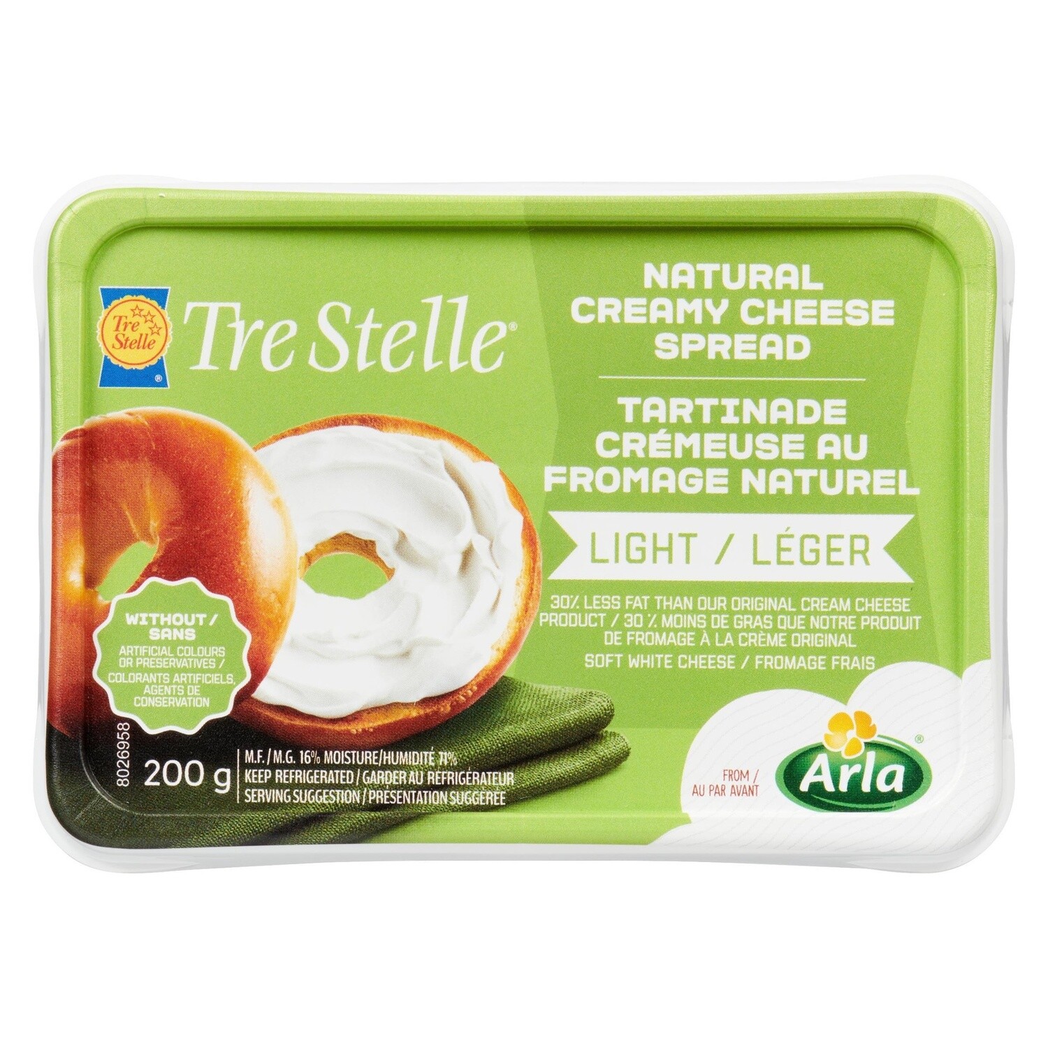 Tre St Creamy cheese Light 200g
