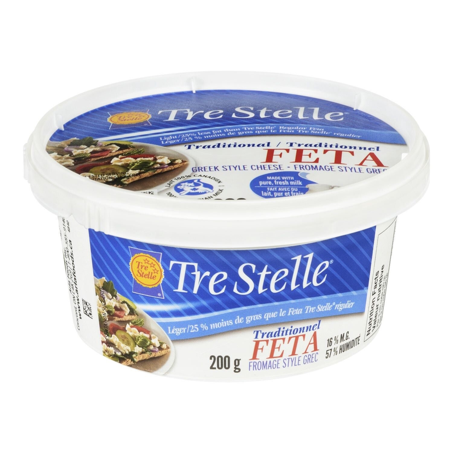 Tre Stelle  Feta Light 200g