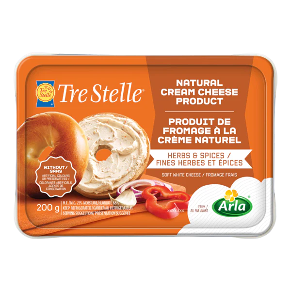 Tre Stelle Cream cheese Herbs &amp; Spice 200g