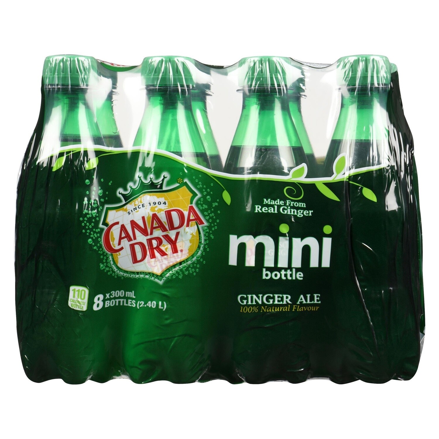 CANADA DRY Ginger Ale Mini Bottle 8x300ml