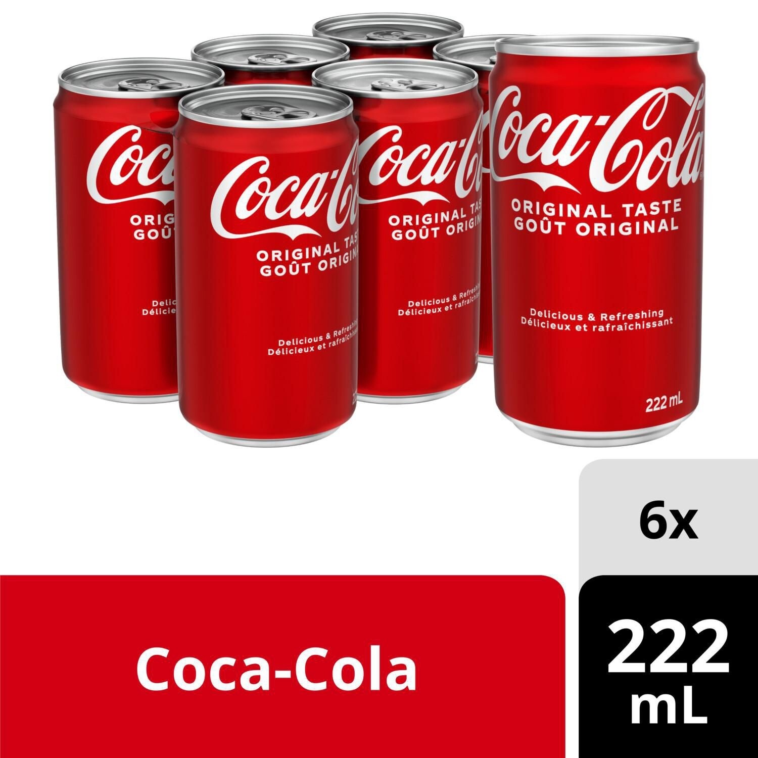 Coca Cola Original Taste 6x222ml