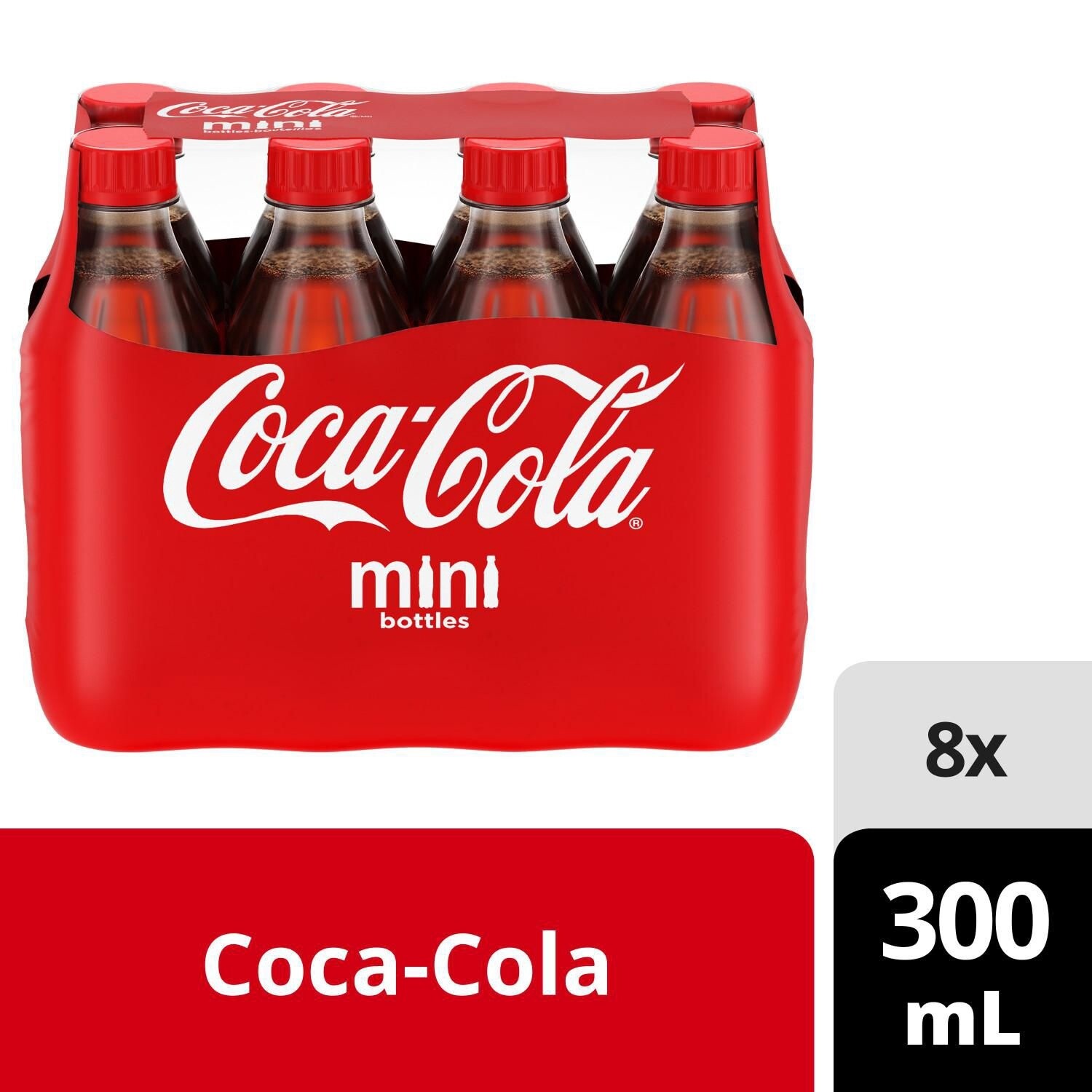 Coke Original Mini Bottle 8x300ml