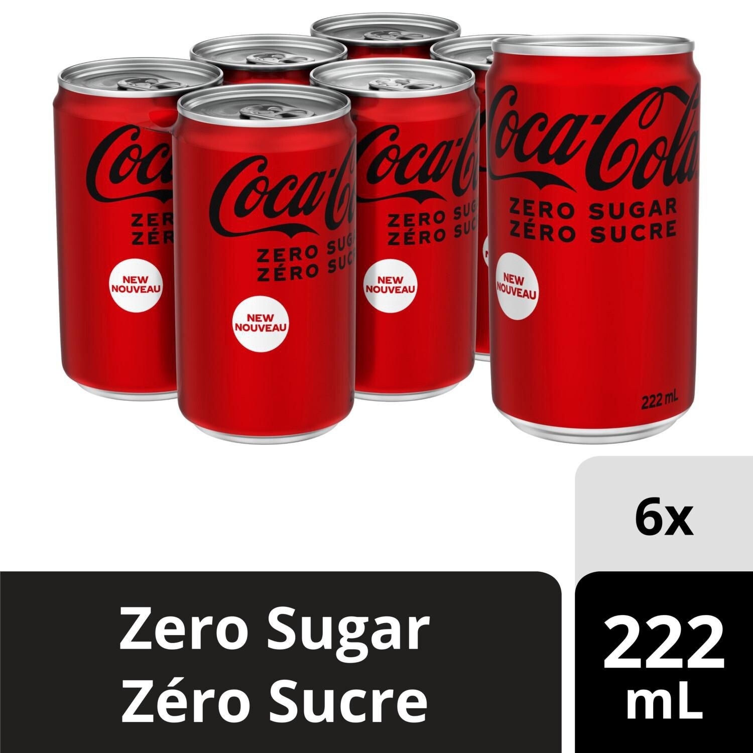 Coke Zero Sugar mini 6x222ml