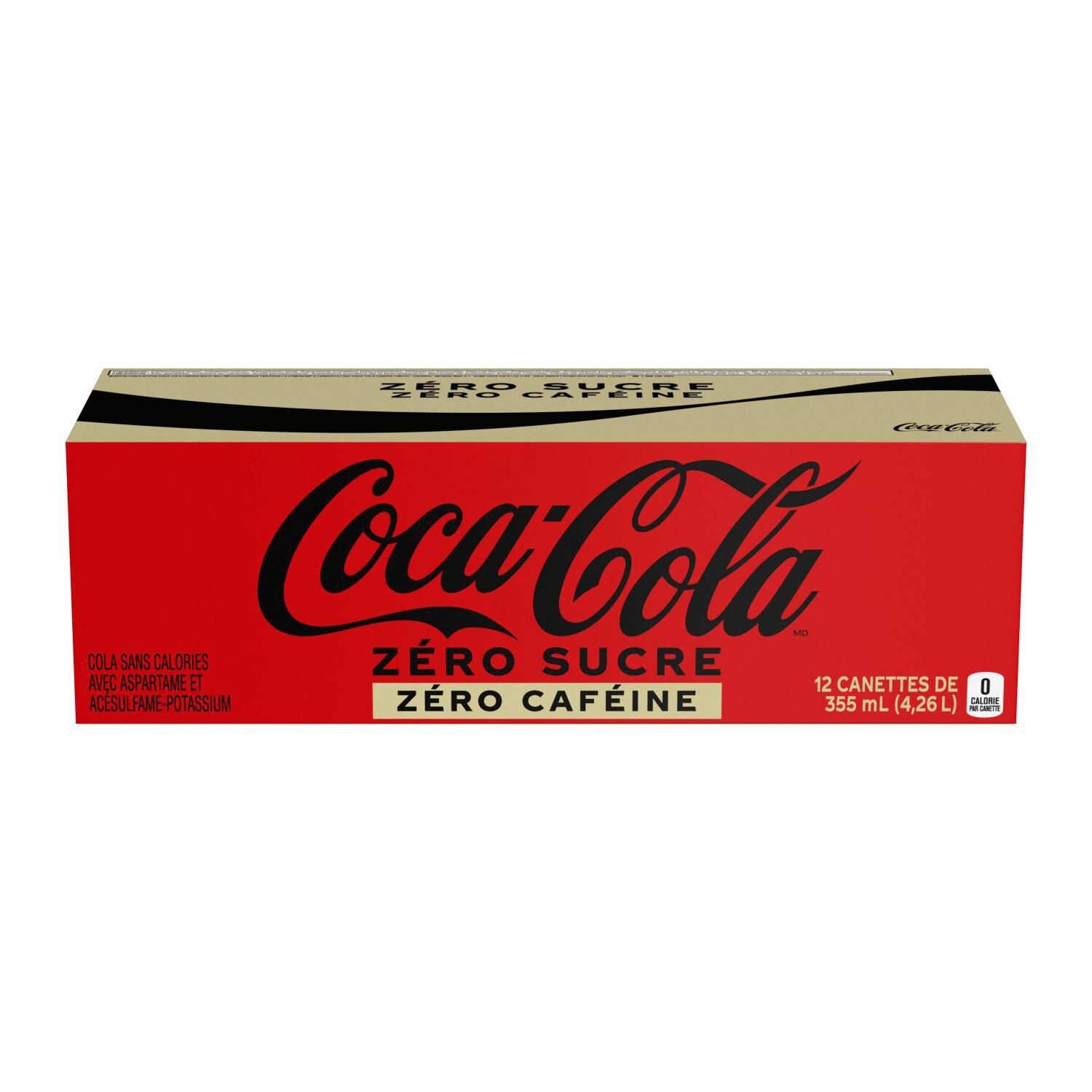 Coke Zero Caffeine Sugar 355ml x 12