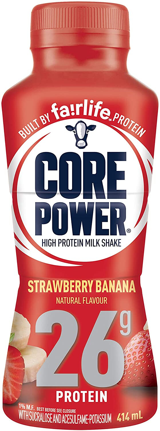 CORE POWER Straw Bana 414ml