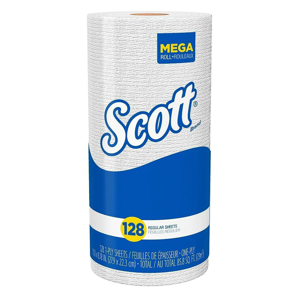 SCOTT PAPER TOWEL MEGA ROLL 128 Sheets
