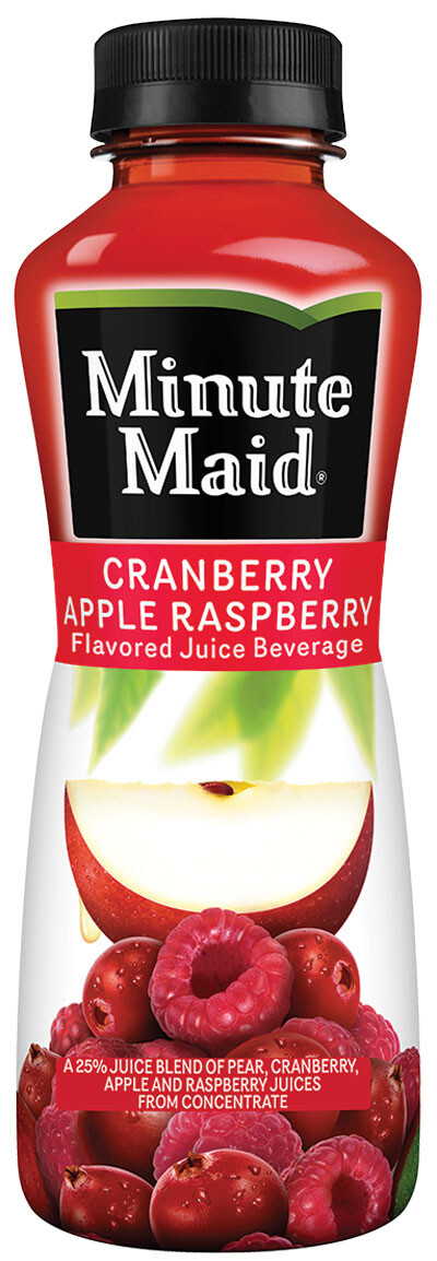 Minute Maid Cranberry Apple Rasp Vit C 355ml