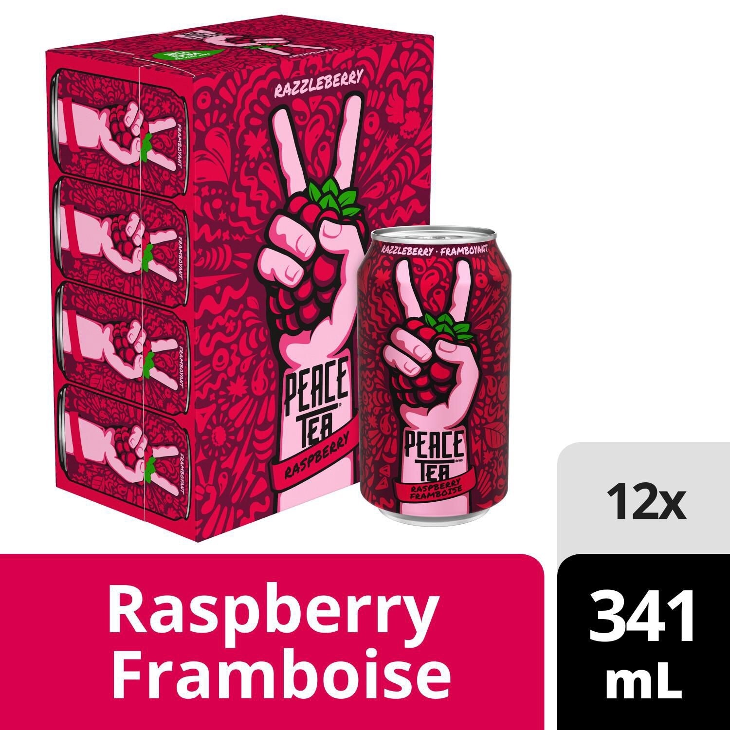 PEACE TEA Raspberry 12x341ml