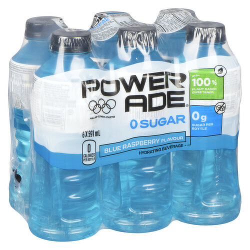 Power ADE Zero Sugar Blue Raspberry 6x591ml