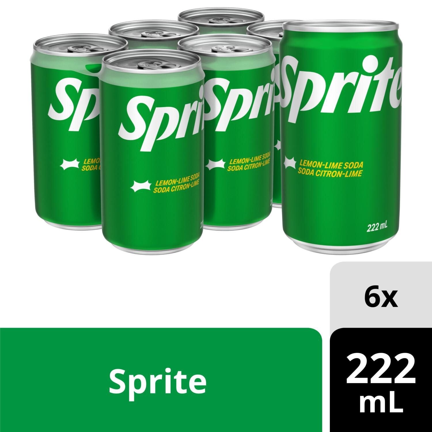 Sprite Lemon Lime mini 6x222ml