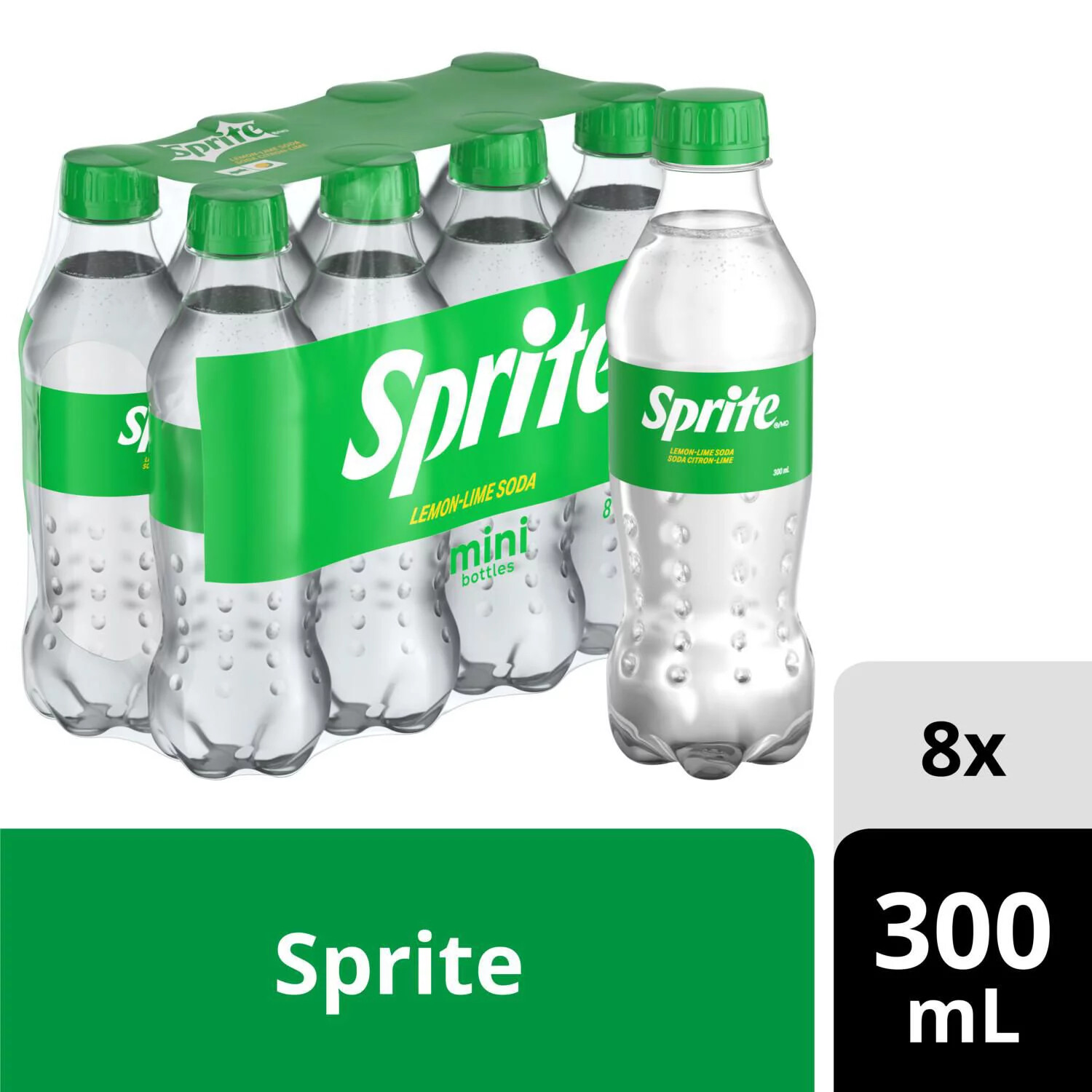 Sprite Lemon Lime Mini Bottle 8x300ml