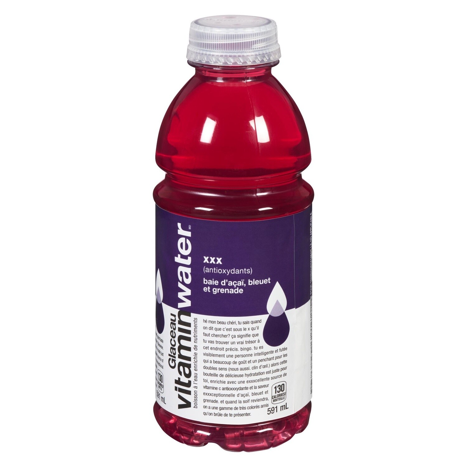 Glaceau Vitamin Water XXX Acai Blueberry Pomegranate 591mL