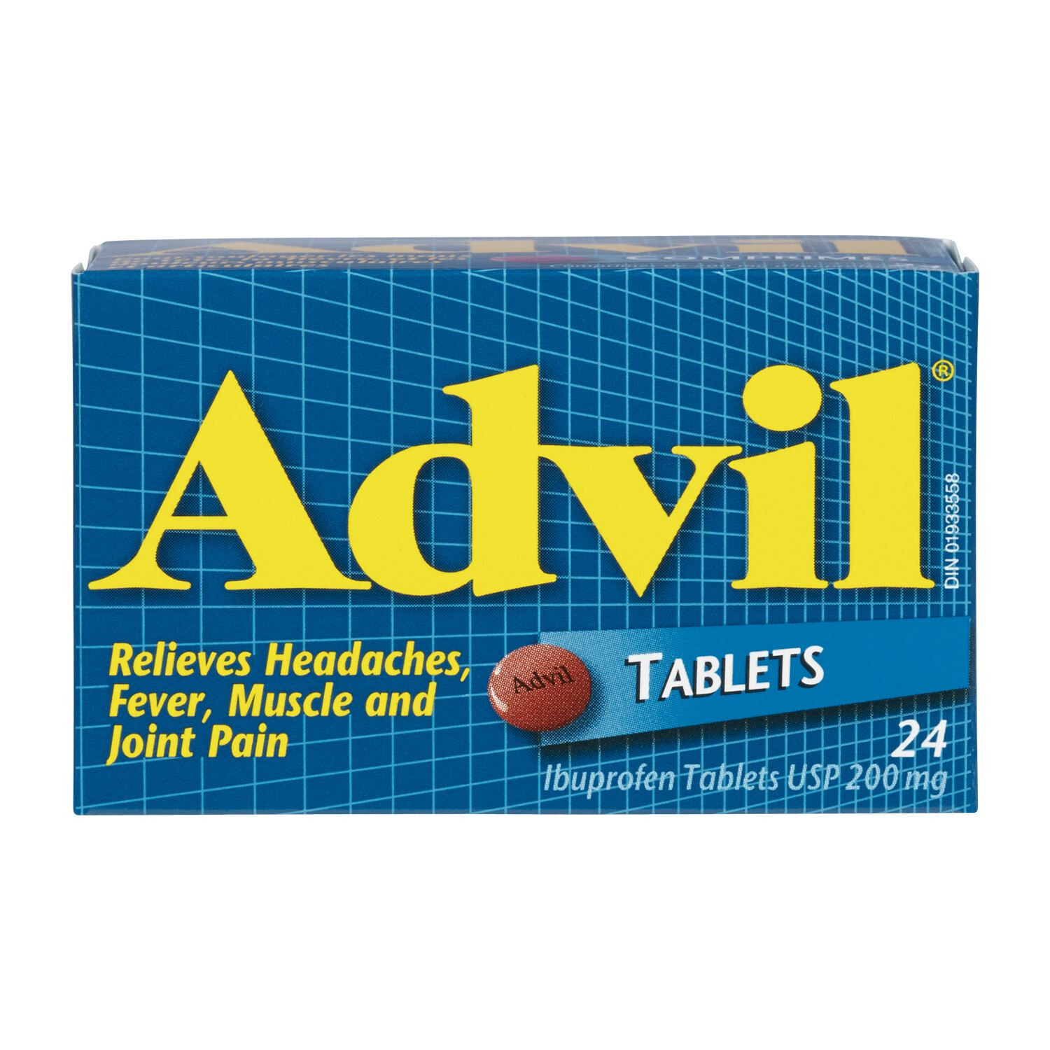 ADVIL TABLETS Easy to Swallow 24 Tabs