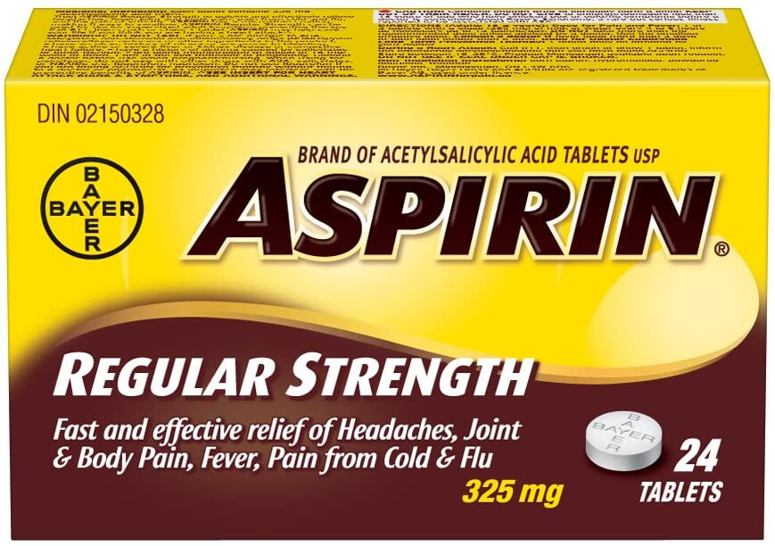ASPIRIN BAYER Regular Strength 325 mg  24 TAB