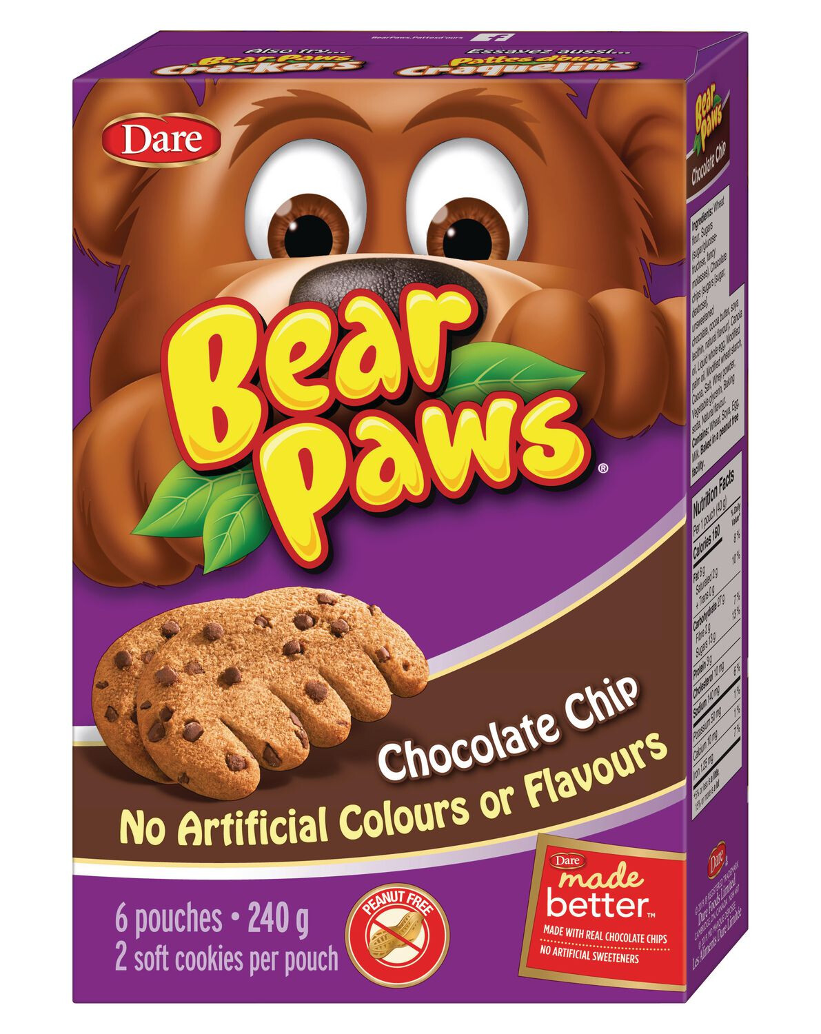 Bear Paws Chocolate Chip 200g