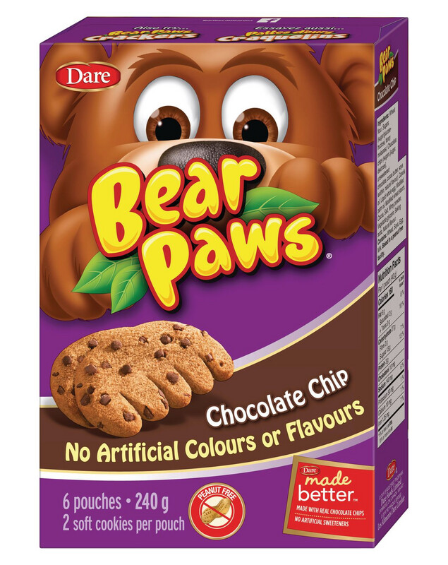 Bear Paws Chocolate Chip 200g